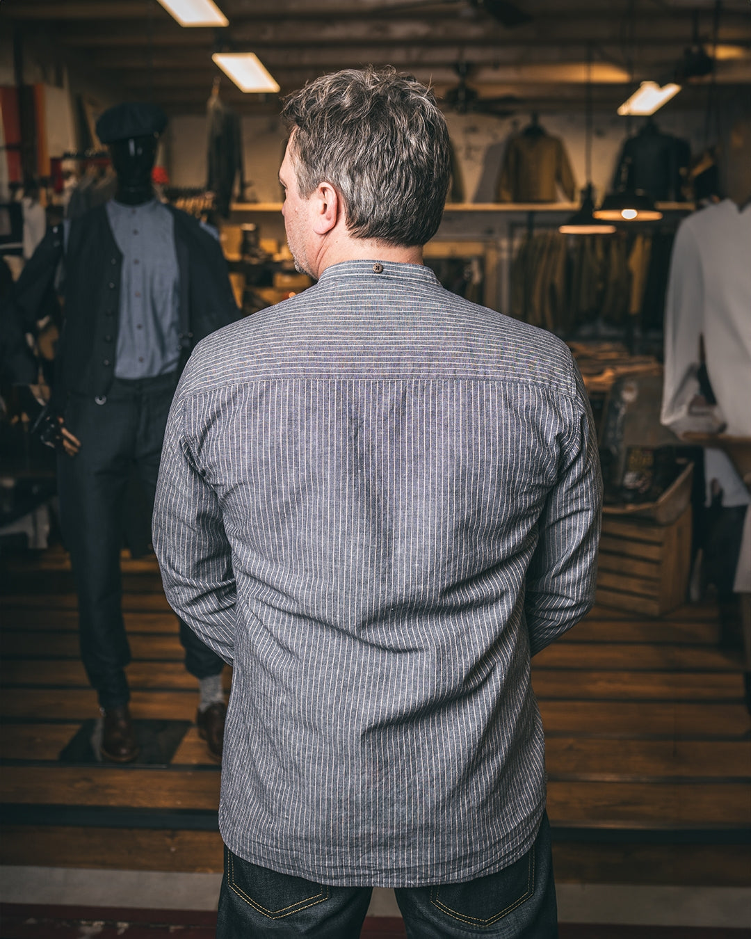 Pike Brothers 1923 Buccanoy Shirt - Brisbane Blue - Salt Flats Clothing