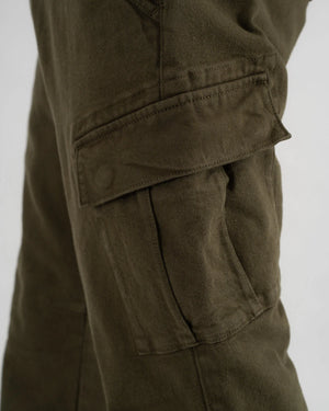 Riding Culture Men's Cargo Motorcycle Trousers - Olive - Salt Flats Clothing