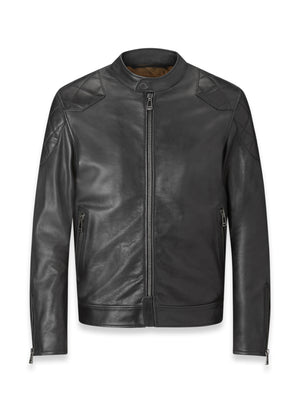 Belstaff Centenary Outlaw Pro Men's Leather Jacket Black