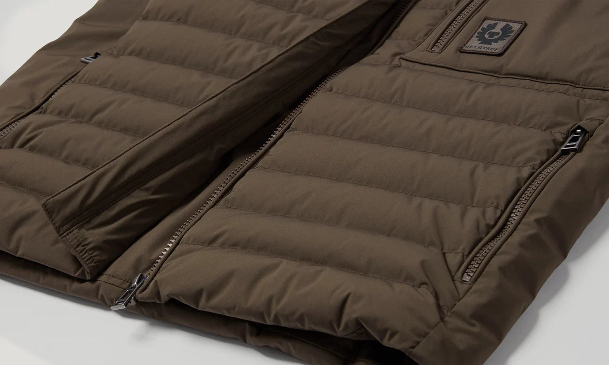 Belstaff Chassis Gilet - Army Olive - Salt Flats Clothing
