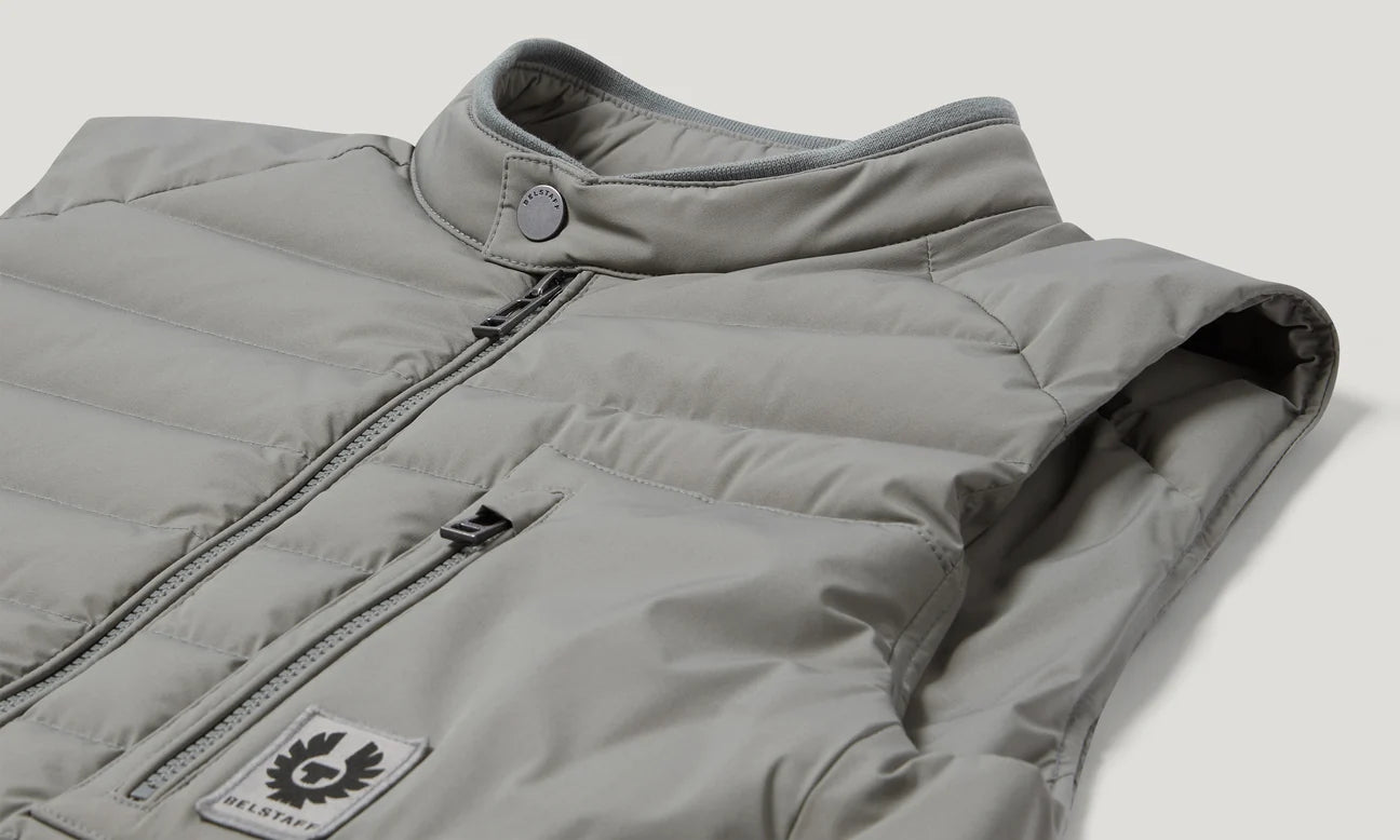Belstaff Chassis Gilet - Atlantic Grey - Salt Flats Clothing