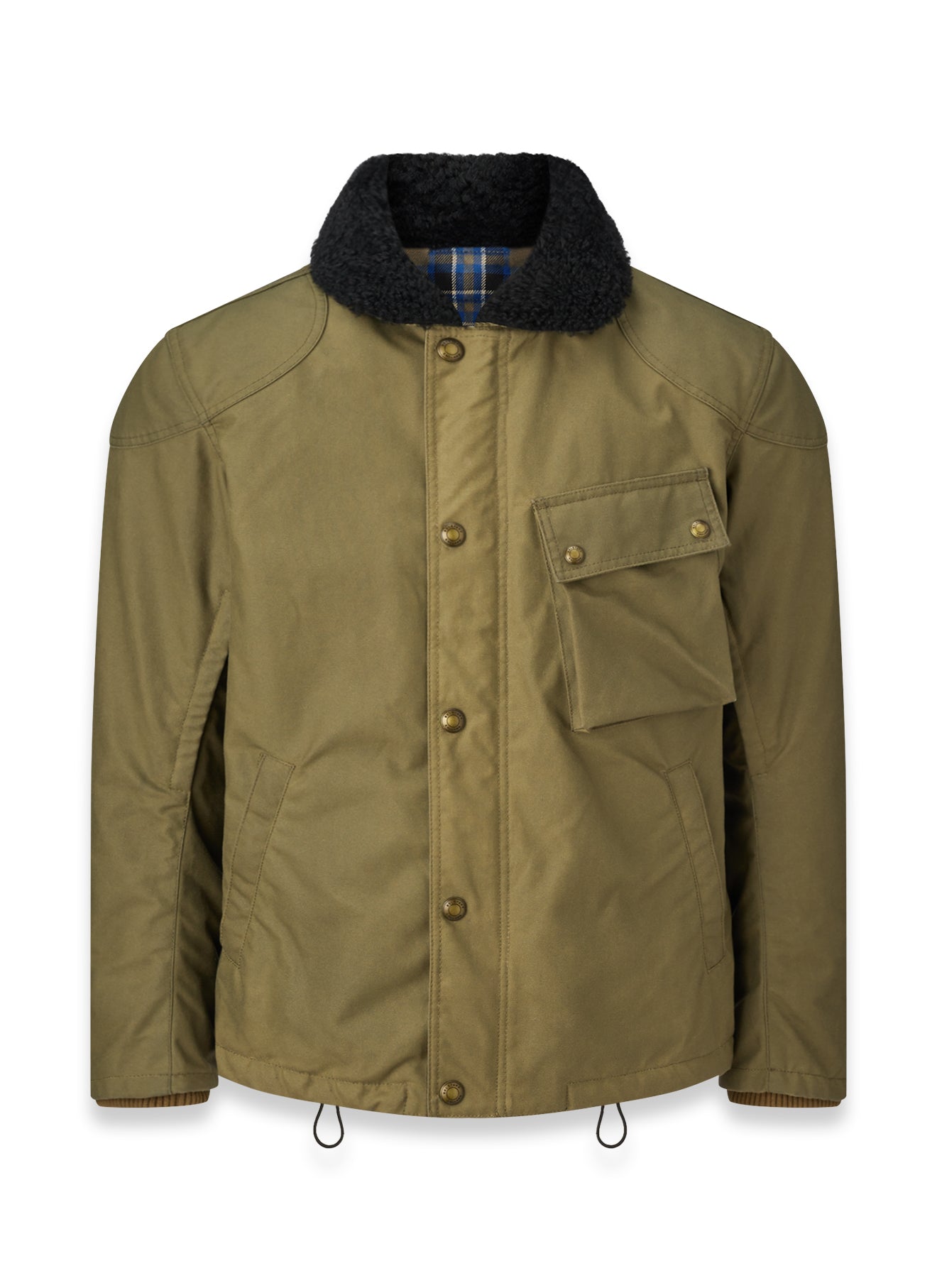 Belstaff Convoy Men's Waxed Cotton Jacket Olive - Salt Flats Clothing