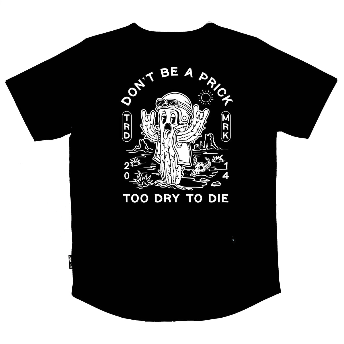 Kytone Cactus Club Men's T'Shirt - Black - Salt Flats Clothing