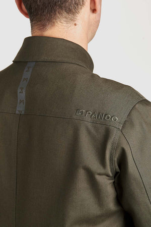 Pando Moto Capo Cor 02 Riding Shirt - Olive - Salt Flats Clothing