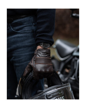 Pando Moto Onyx Men's  Gloves - Brown - Salt Flats Clothing