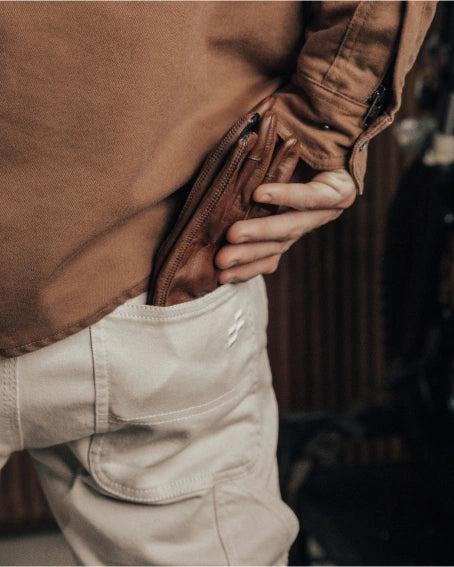 Silk Road Carpenter Men's Trousers - Off-White - Salt Flats Clothing