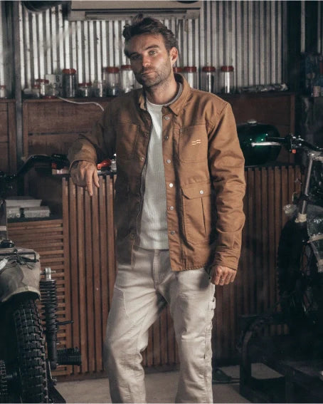 Silk Road Carpenter Men's Trousers - Off-White - Salt Flats Clothing