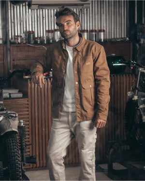 Silk Road Carpenter Men's Trousers - Off-White - Salt Flats Clothing