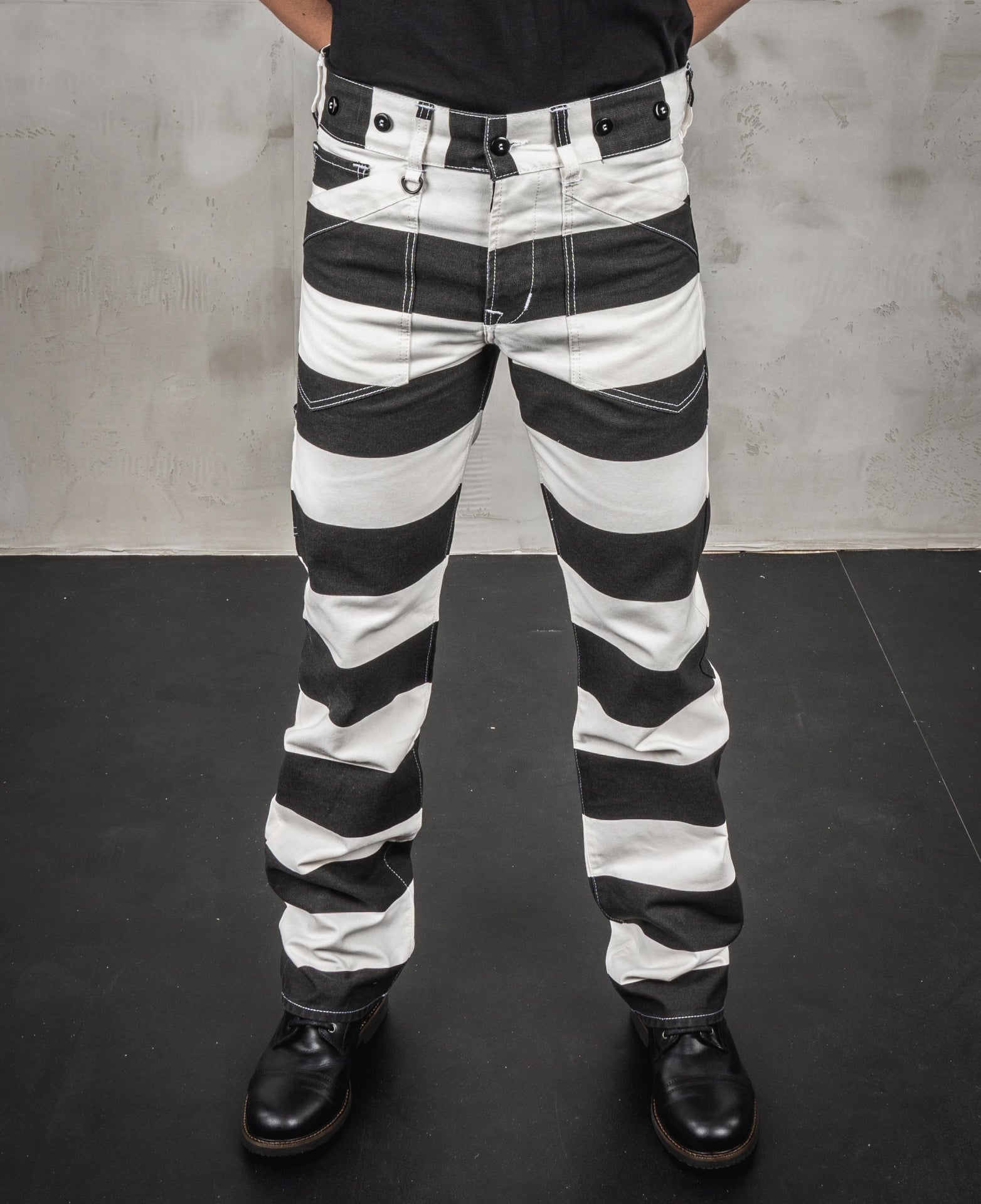 Pike Brothers 1936 Chopper Trousers Alcatraz - White - Salt Flats Clothing