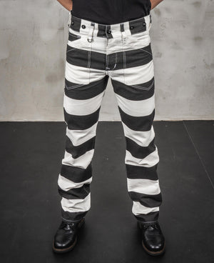 Pike Brothers 1936 Chopper Trousers Alcatraz - White - Salt Flats Clothing