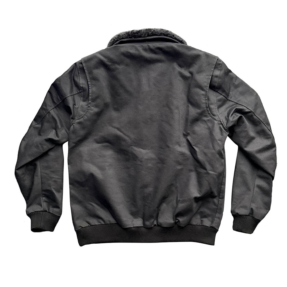Age of Glory Men's Cockpit Textile Jacket - Black - Salt Flats Clothing