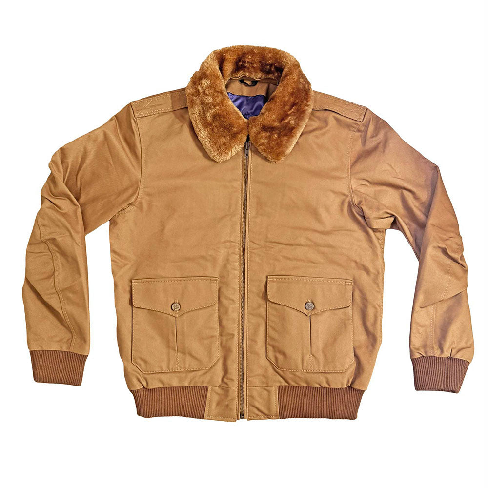 Age of Glory Men's Cockpit Textile Jacket - Caramel - Salt Flats Clothing