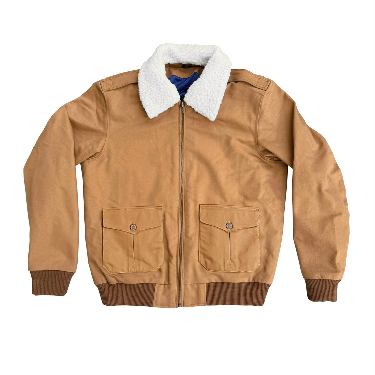 Age of Glory Men's Cockpit Textile Jacket - Caramel - Salt Flats Clothing