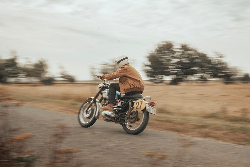 Age of Glory Men's Cockpit Textile Jacket - Caramel - Salt Flats Clothing