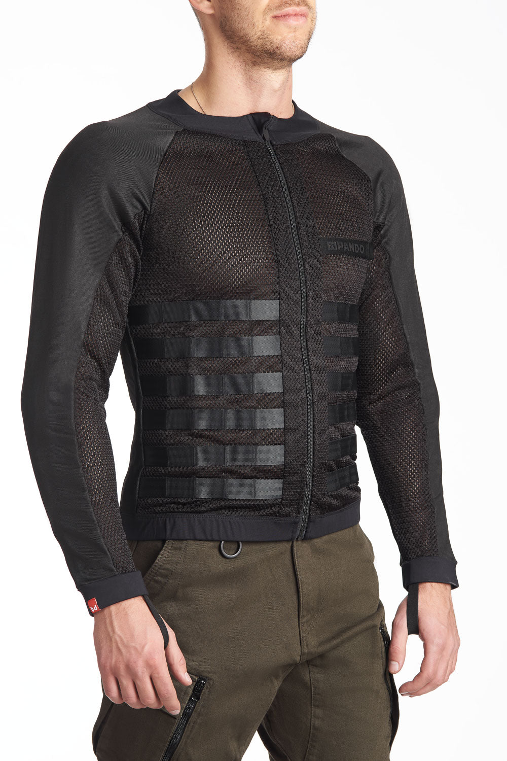 Pando Moto Commando UH Men's  Protetive Under Shirt - Black - Salt Flats Clothing