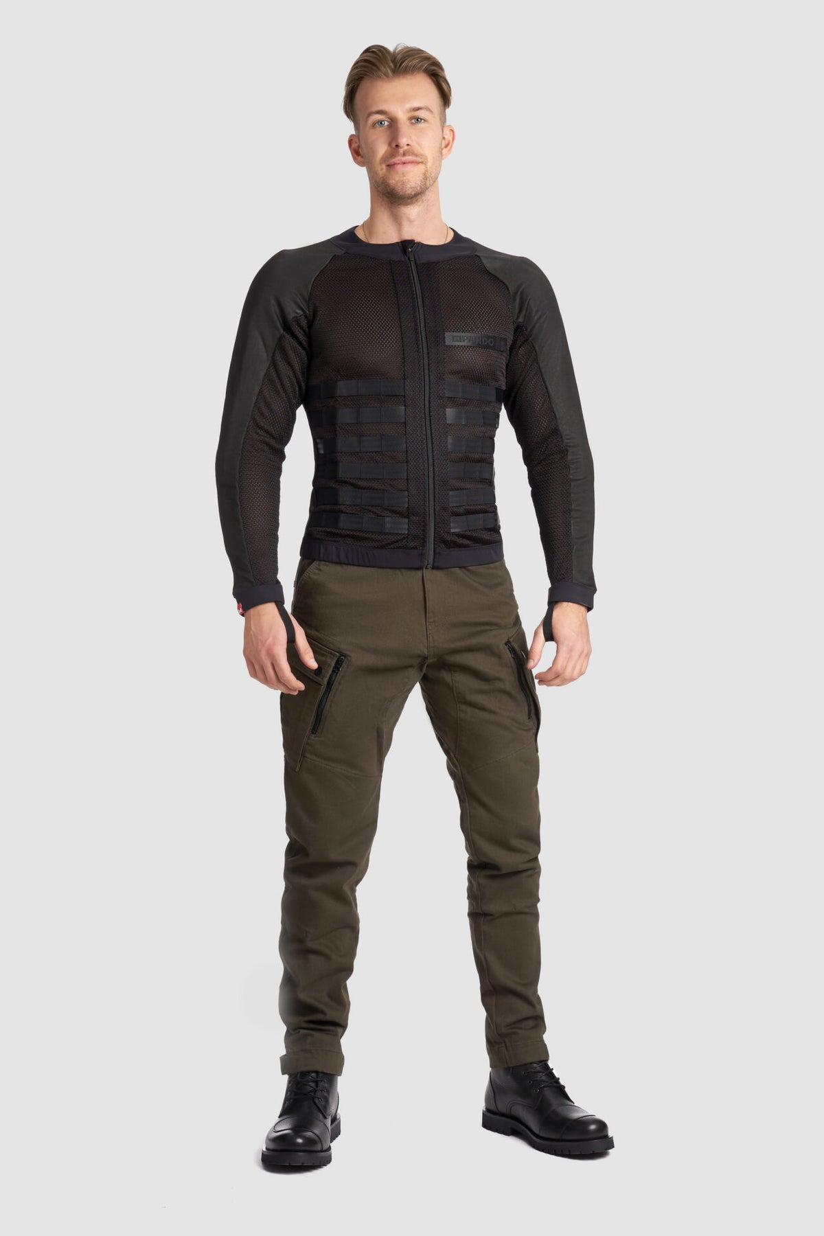 Pando Moto Commando UH Men's  Protetive Under Shirt - Black - Salt Flats Clothing