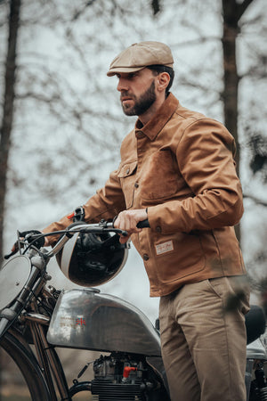 Age of Glory Craftsman Caramel Cotton Jacket - Salt Flats Clothing