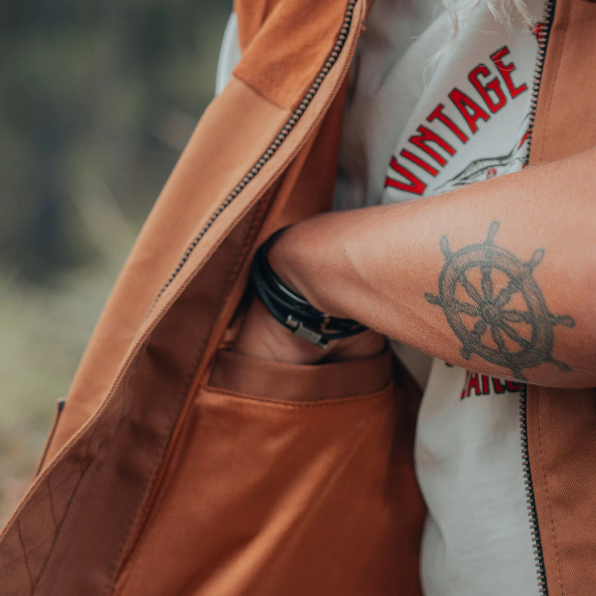 Age of Glory Cabin Vest - Caramel - Salt Flats Clothing