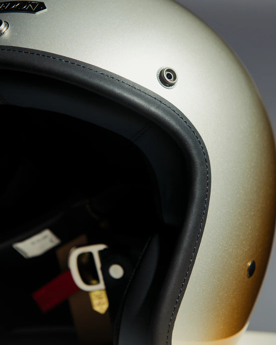 Hedon Hedonist ECE 06 Open Face Motorcycle Helmet -  Interstellar - Salt Flats Clothing
