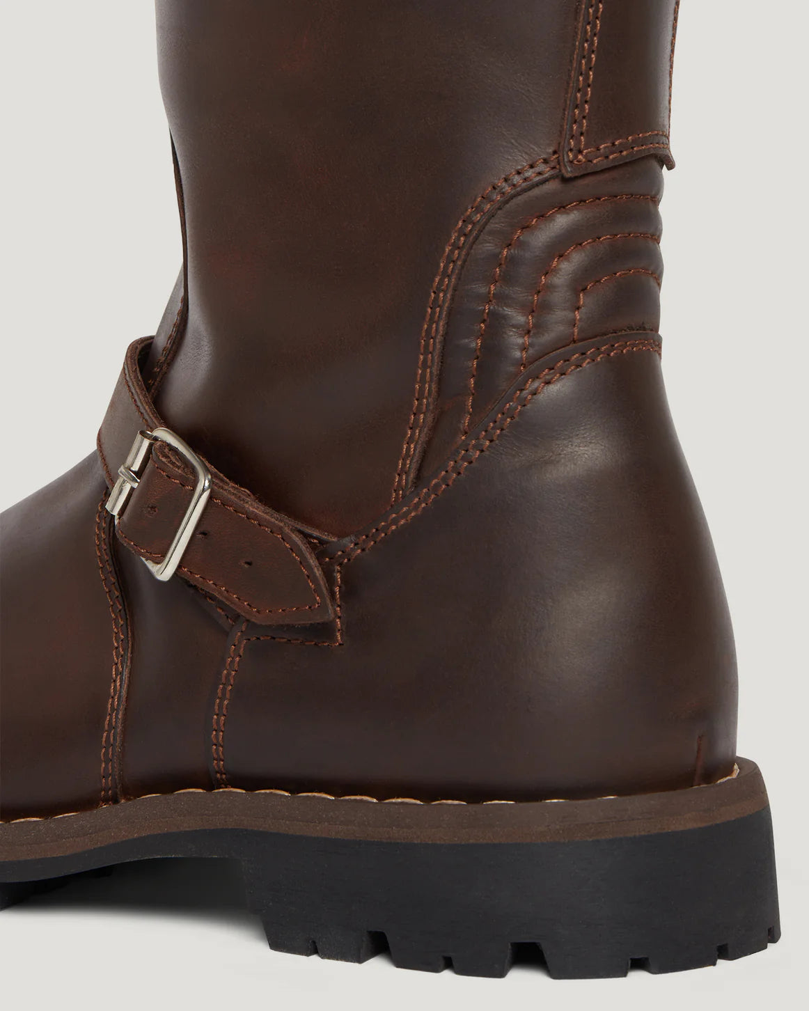 Belstaff Endurance Men's Motorcycle Boots Black Brown - Salt Flats Clothing