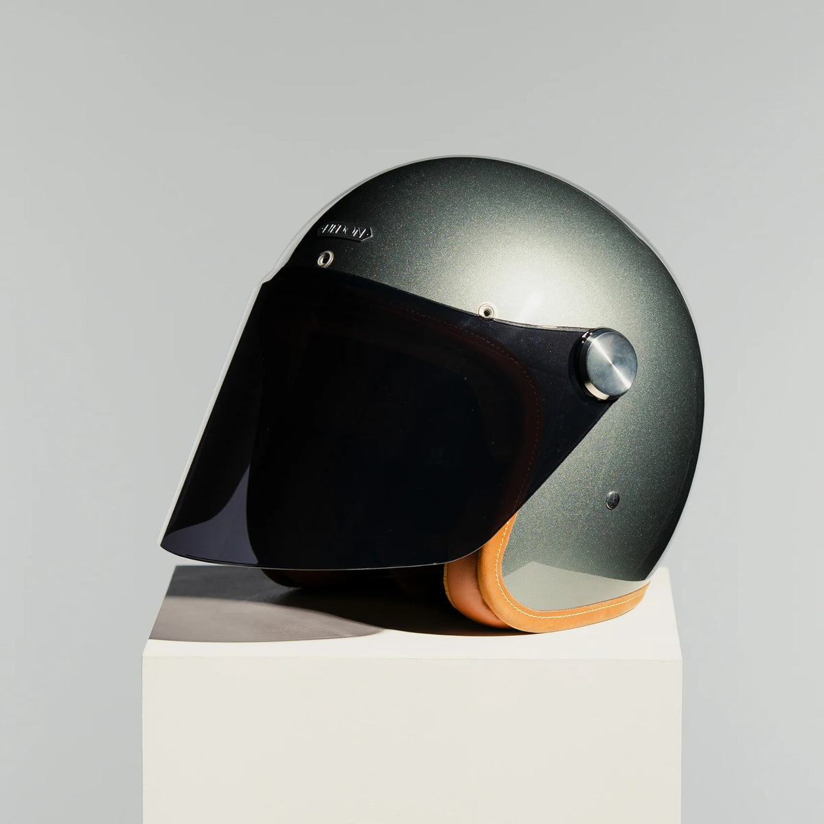 Hedon Epicurist 2.0 ECE 06 Open Face Motorcycle Helmet - Glass Ash - Salt Flats Clothing