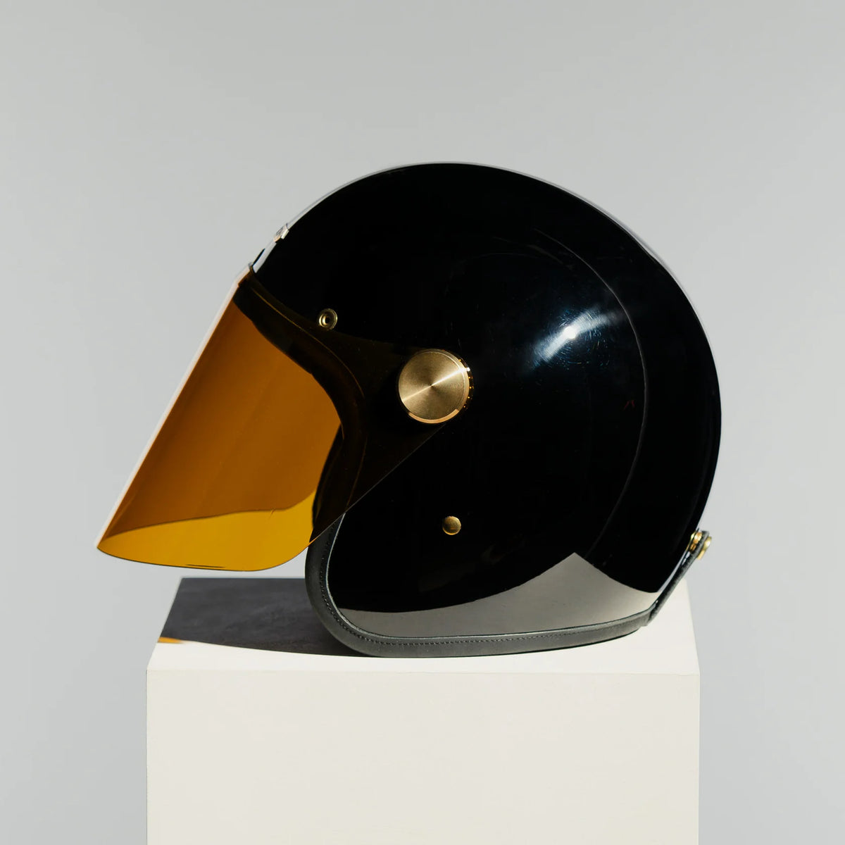 Hedon Epicurist 2.0 ECE 06 Open Face Motorcycle Helmet - Signature Black - Salt Flats Clothing