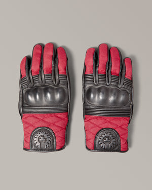 Belstaff Hampstead Men's Glove Black / Red - Salt Flats Clothing