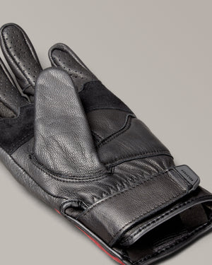 Belstaff Hampstead Men's Glove Black / Red - Salt Flats Clothing