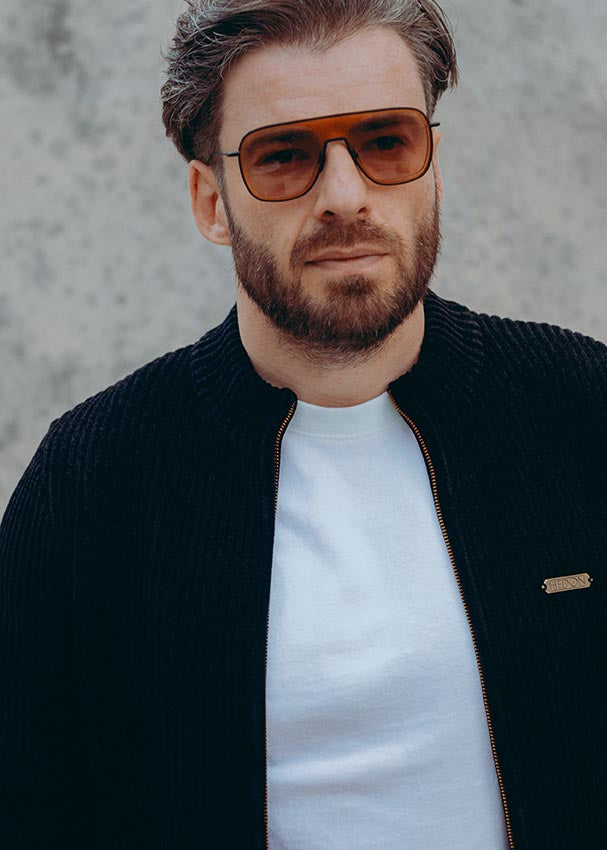 Hedon Knit #THEHIGHISREAL Zip Jacket - Black  Salt Flats Clothing