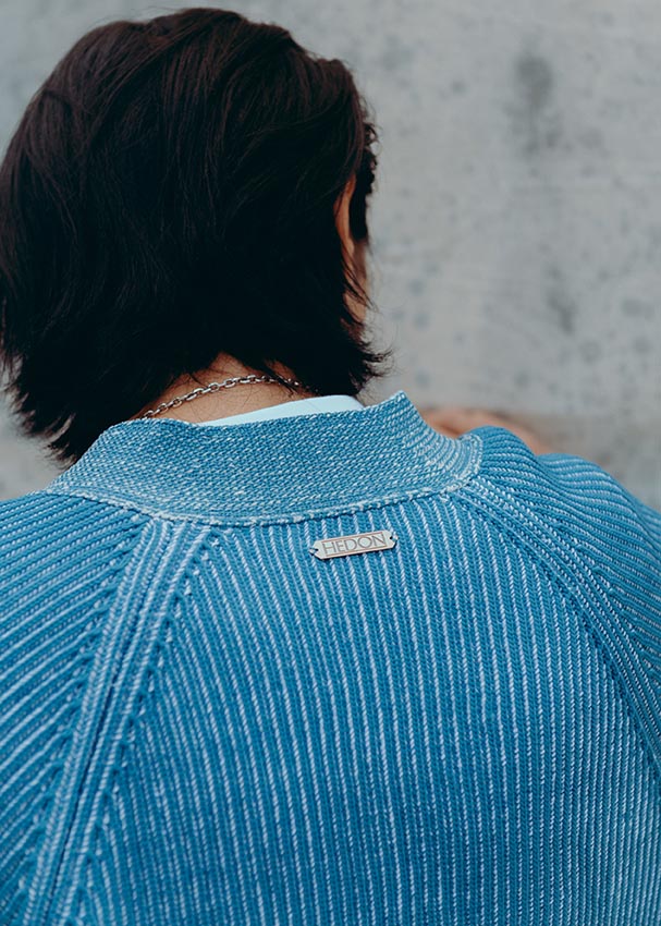 Hedon Knit Cardigan - Blue - Salt Flats Clothing