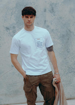 Hedon White Form Function T'Shirt - Salt Flats Clothing