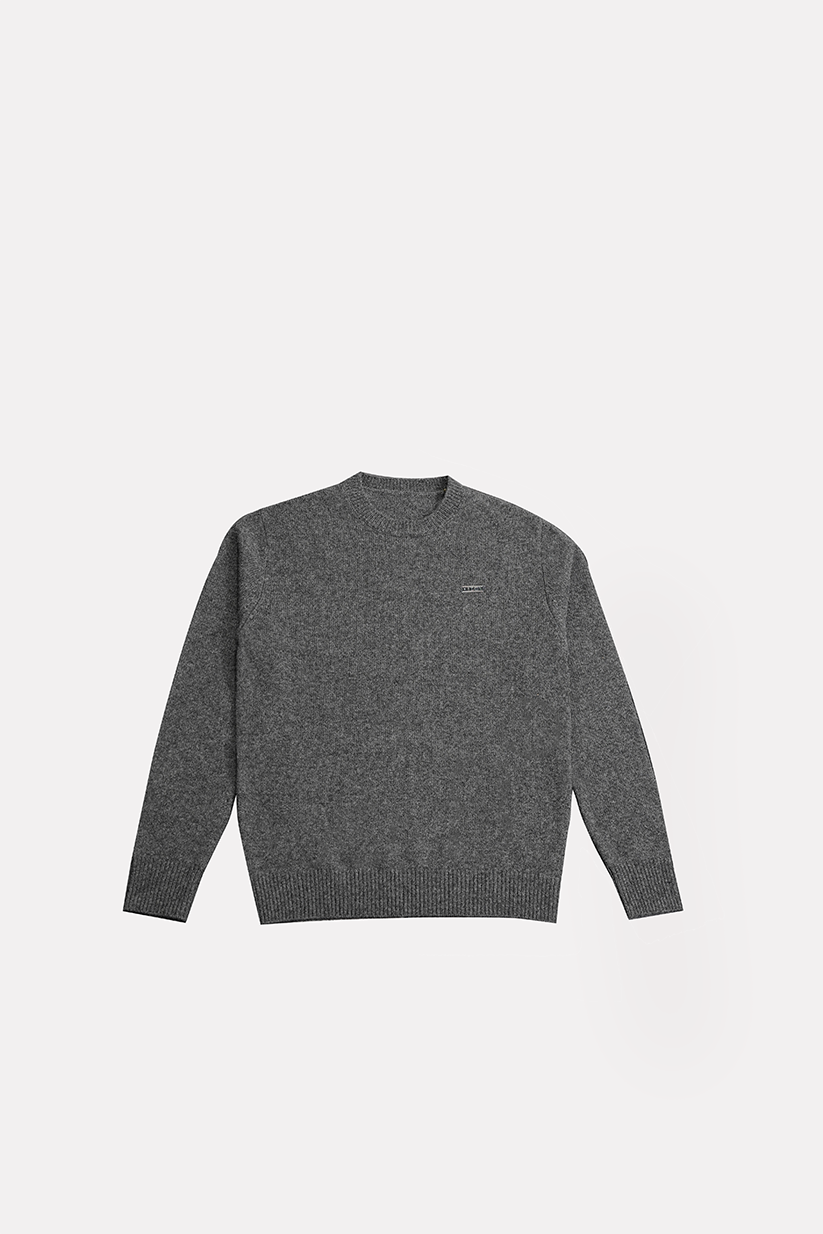 Hedon Wool Sweater - Grey - Salt Flats Clothing