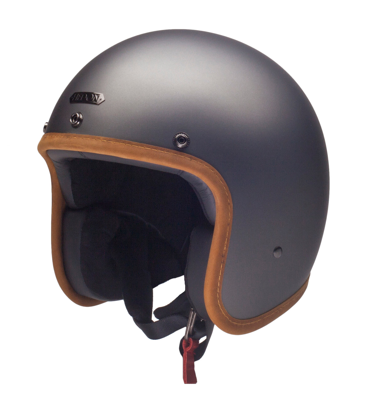 Hedon Hedonist ECE 06 Open Face Motorcycle Helmet - Ash - Salt Flats Clothing