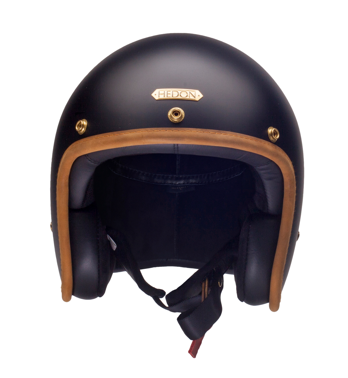 Hedon Hedonist ECE 06 Open Face Motorcycle Helmet - Stable Black - Salt Flats Clothing
