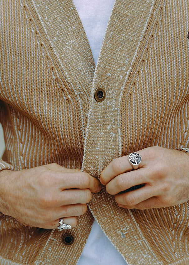 Hedon Knit Cardigan - Sand - Salt Flats Clothing