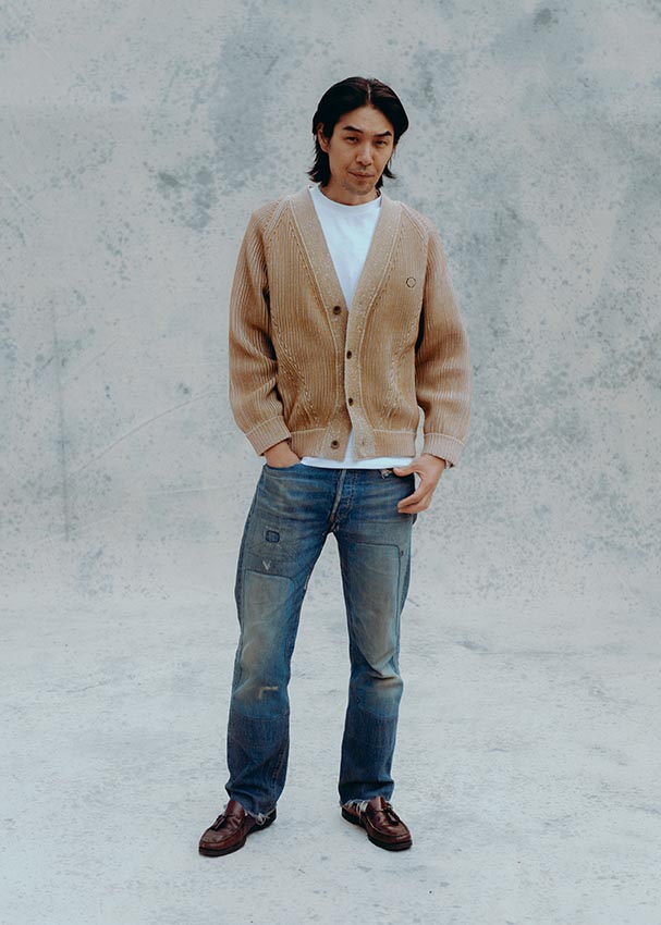 Hedon Knit Cardigan - Sand - Salt Flats Clothing