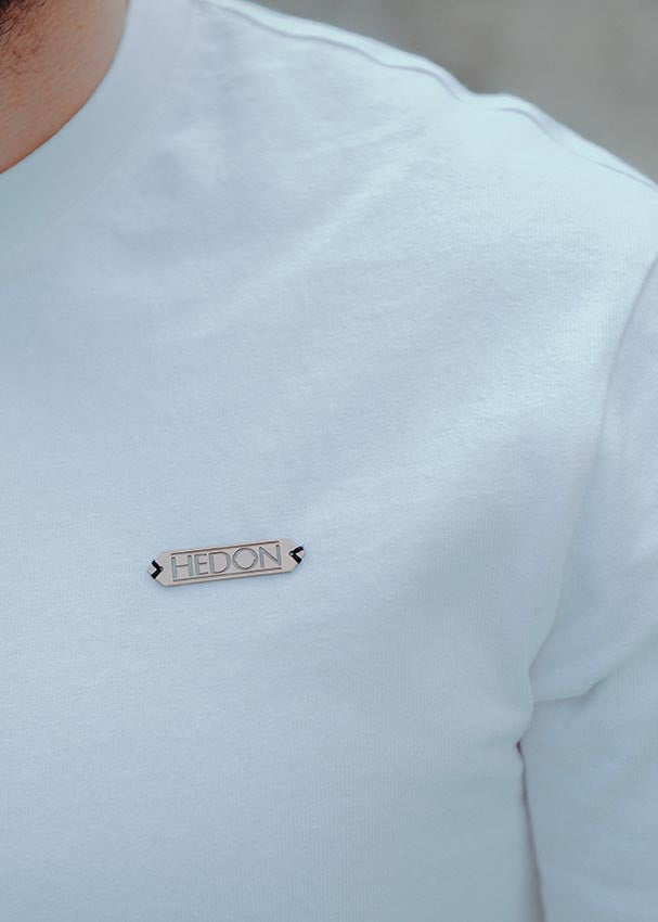 Hedon Signature White Hedon T'Shirt - Salt Flats Clothing