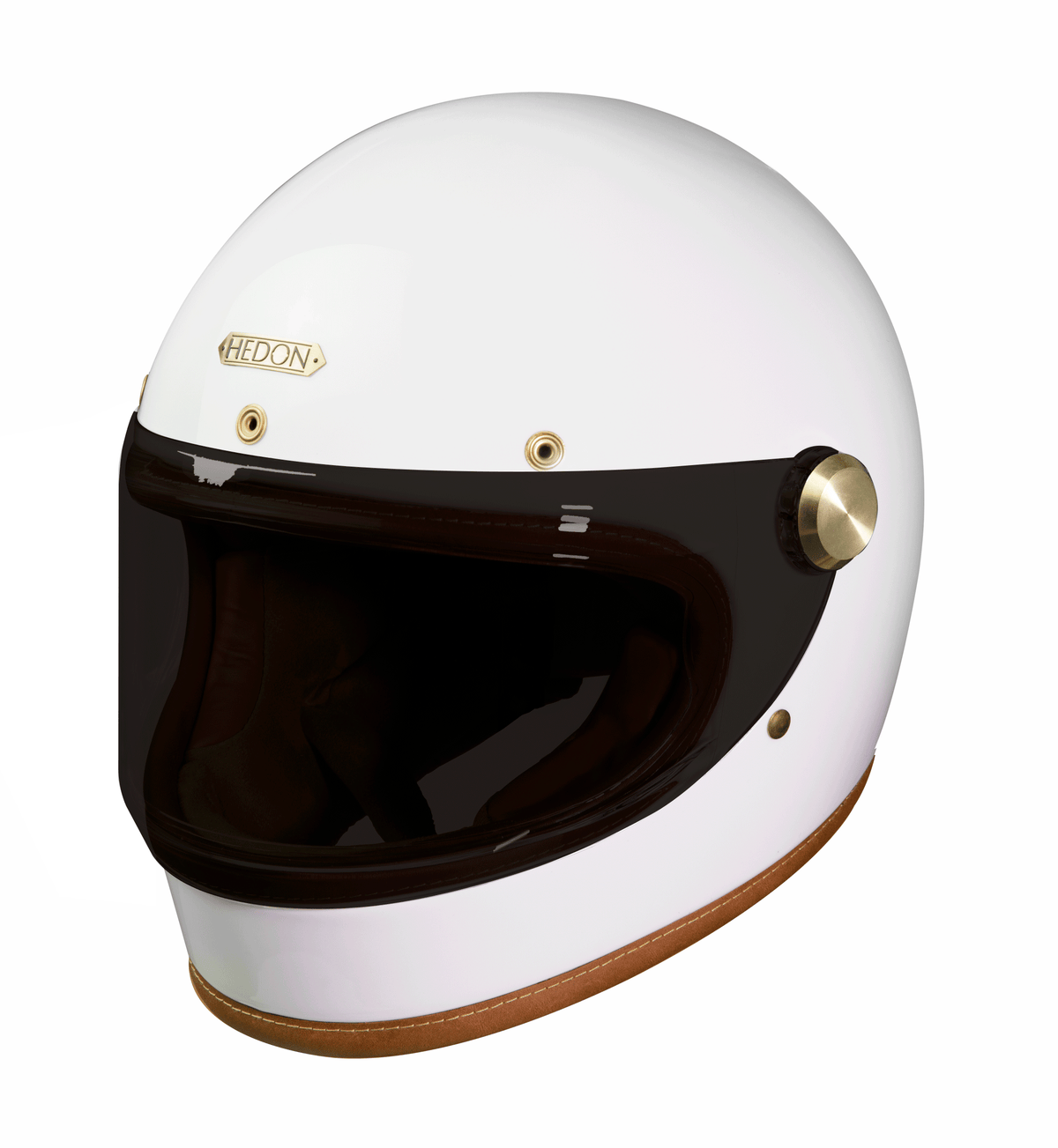 Hedon Heroine Racer 2.0 ECE 22.06 Full Face Motorcycle Helmet - Knight White - Salt Flats Clothing