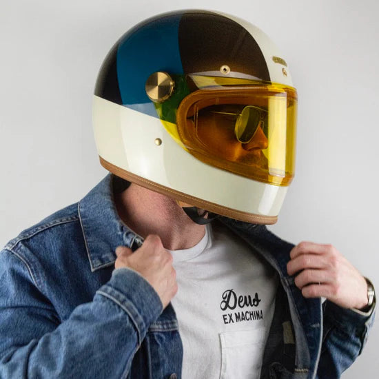Hedon Heroine Racer 2.0 ECE 22.06 Full Face Motorcycle Helmet - Cosmos - Salt Flats Clothing