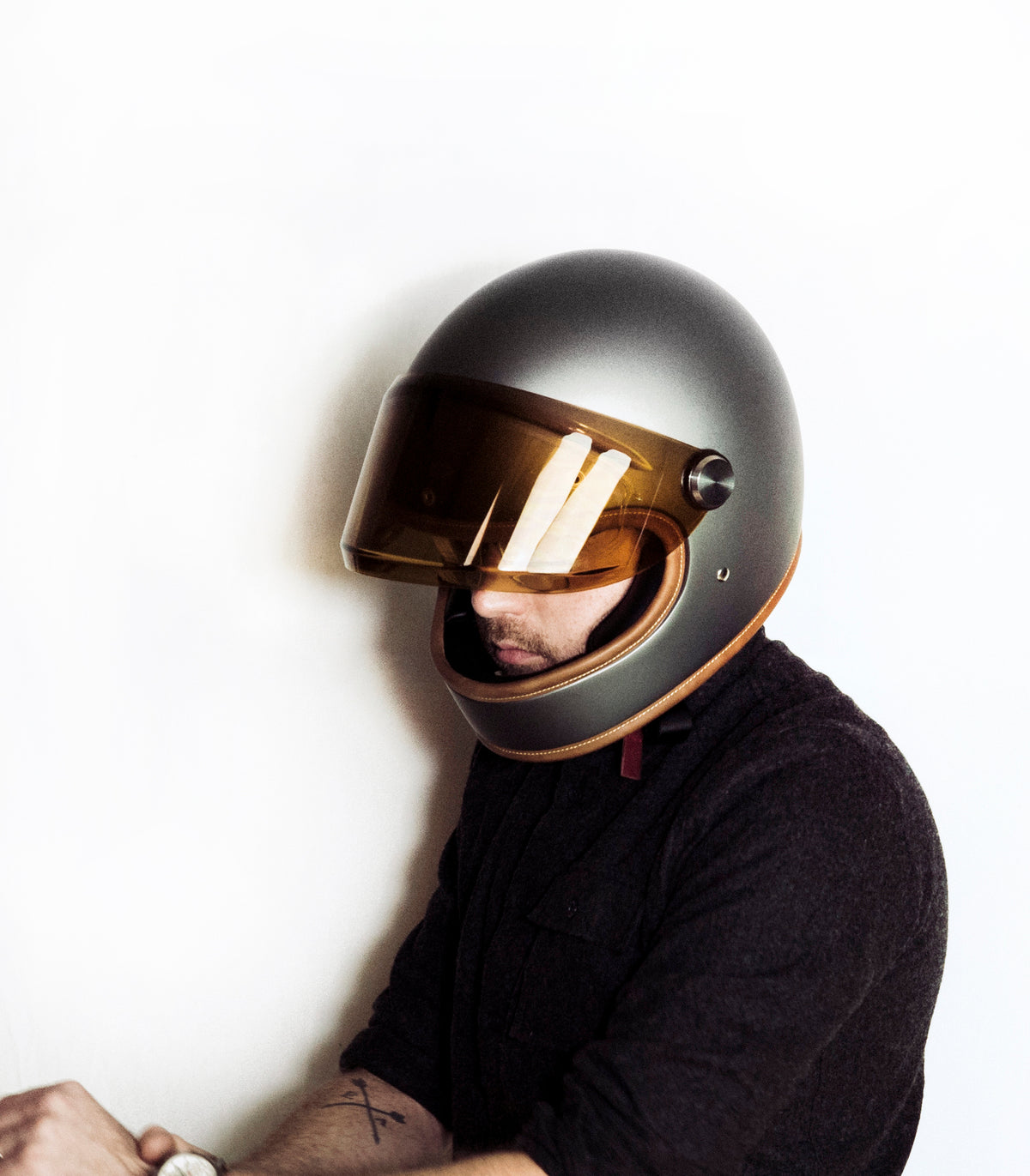 Hedon Heroine Racer 2.0 ECE 22.06 Full Face Motorcycle Helmet - Molten Ash - Salt Flats Clothing