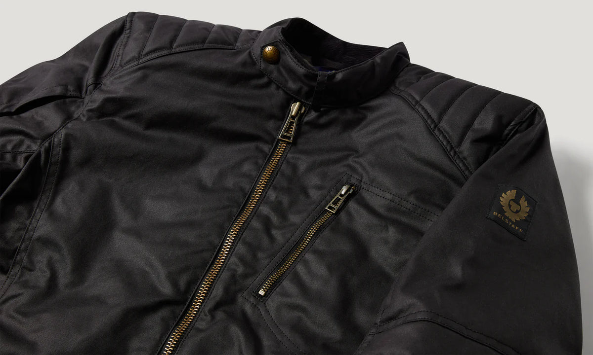 Belstaff Humber Ultracore Waxed Cotton Men's Jacket - Black - Salt Flats Clothing