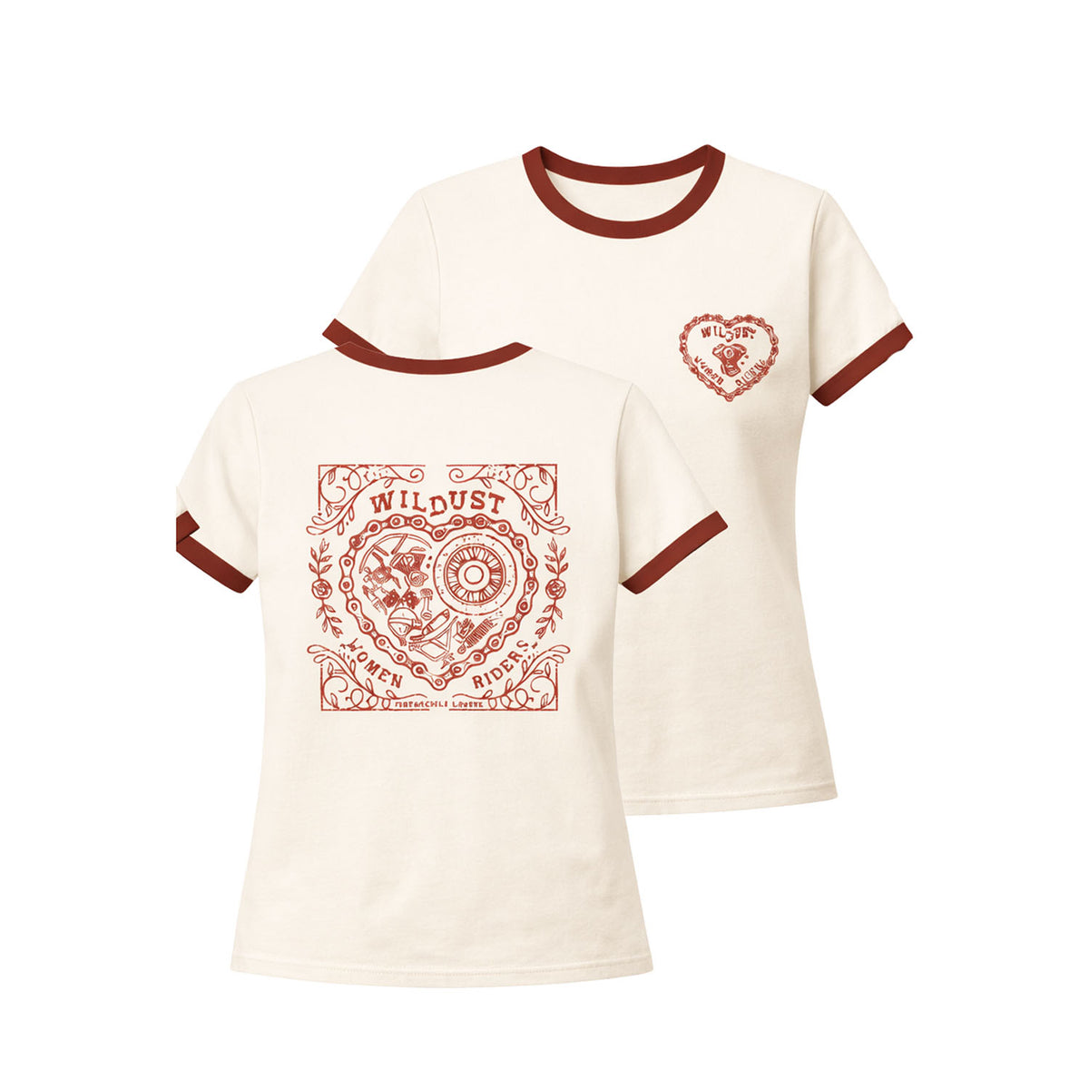 Wildust Sisters Heart Ride Ladies T'Shirt - Salt Flats Clothing