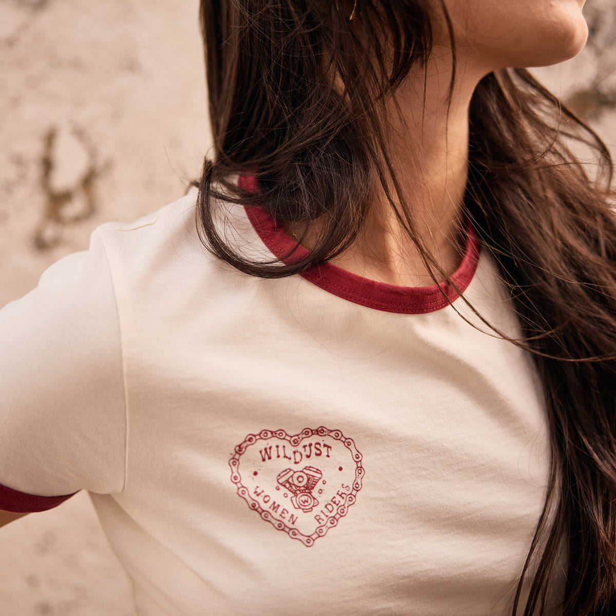 Wildust Sisters Heart Ride Ladies T'Shirt - Salt Flats Clothing