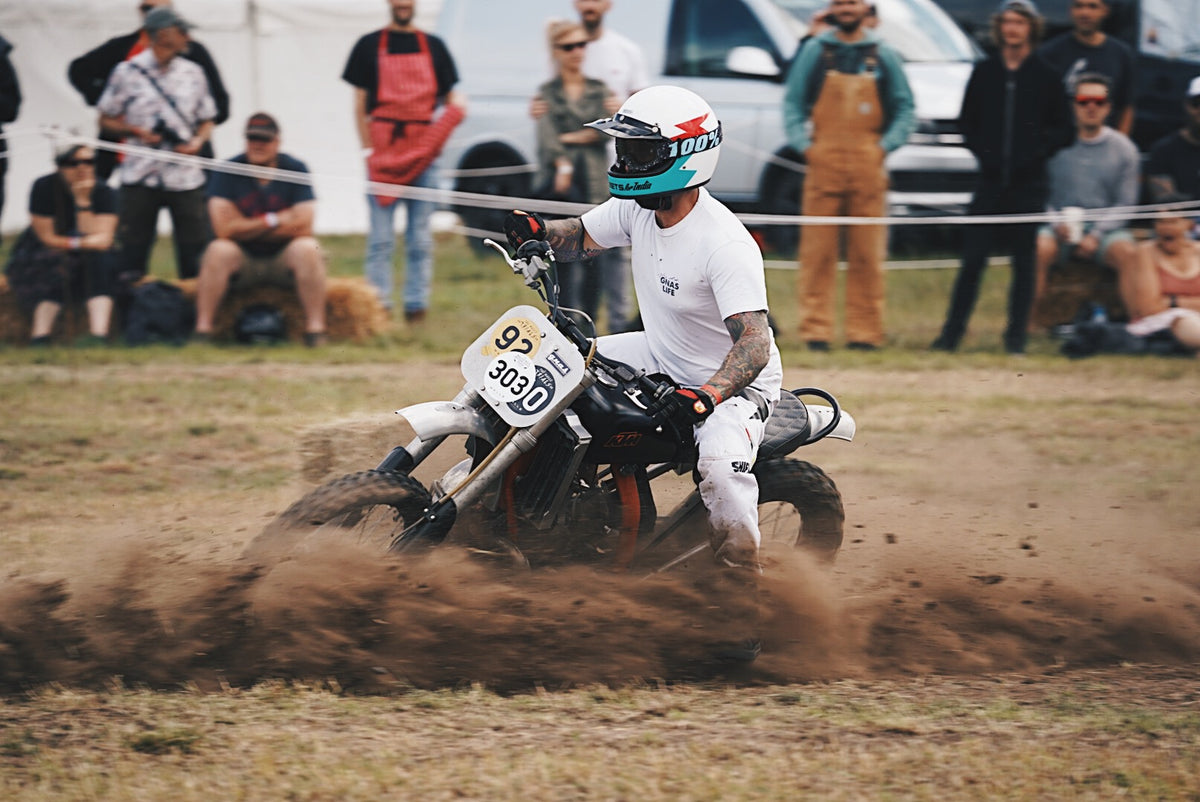 Hedon Motocross Peak - Matte Black - Salt Flats Clothing