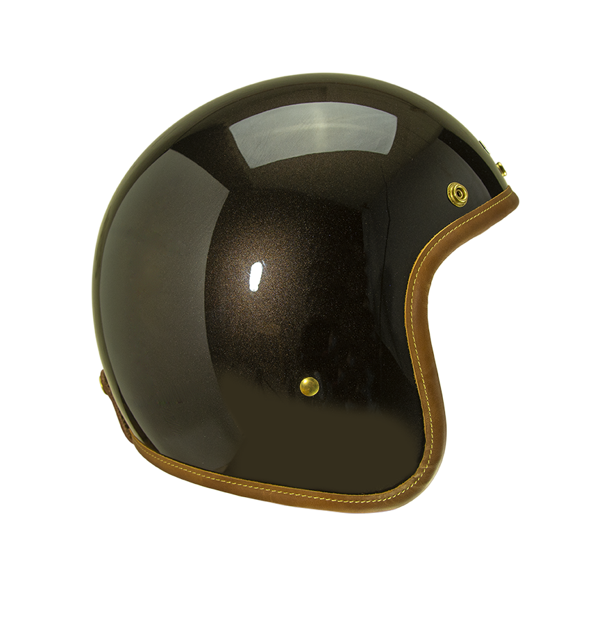 Hedon Hedonist ECE 06 Open Face Motorcycle Helmet - Macadamia - Salt Flats Clothing