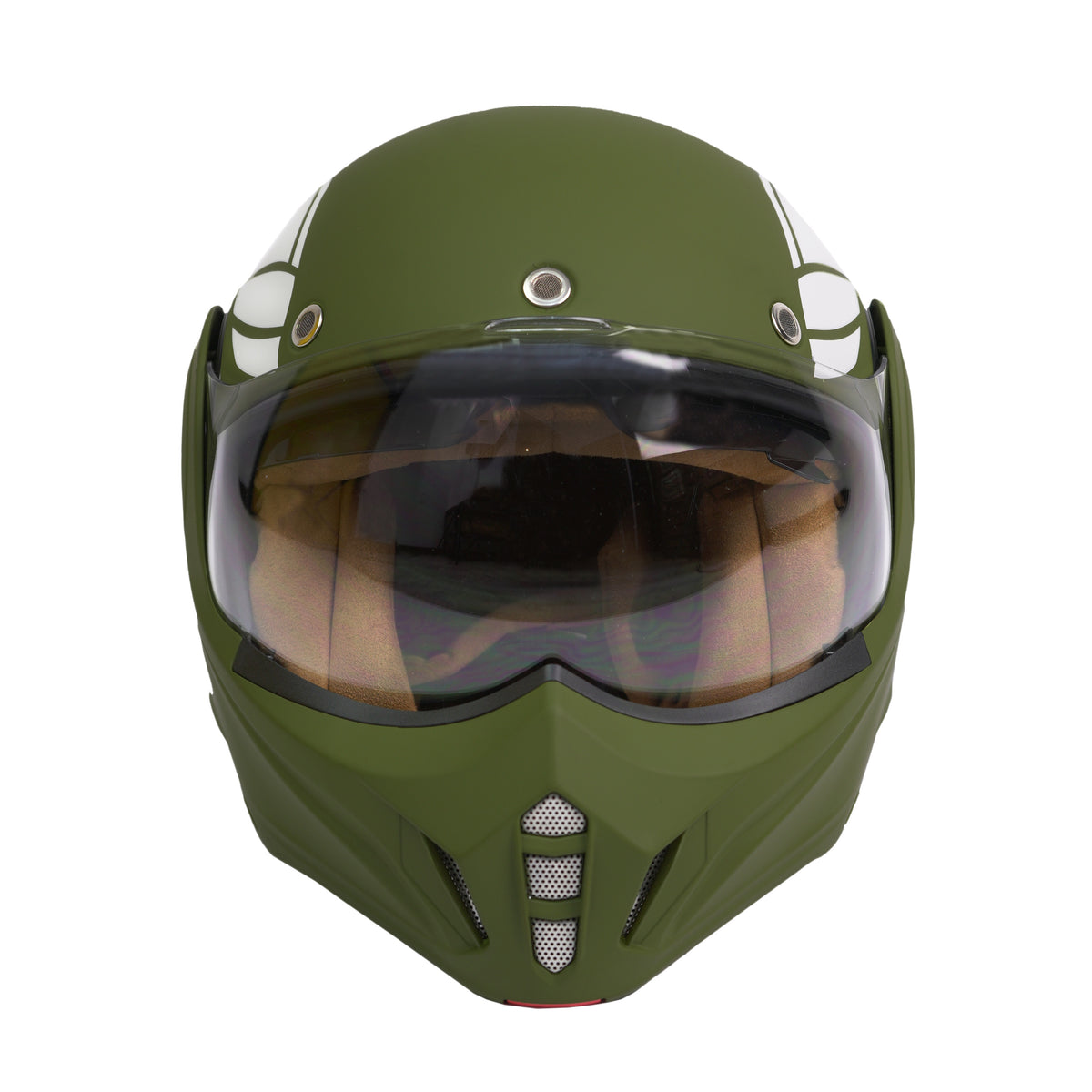 ByCity 180 Tech Full Face Flip Helmet - Green R22.06 - Salt Flats Clothing