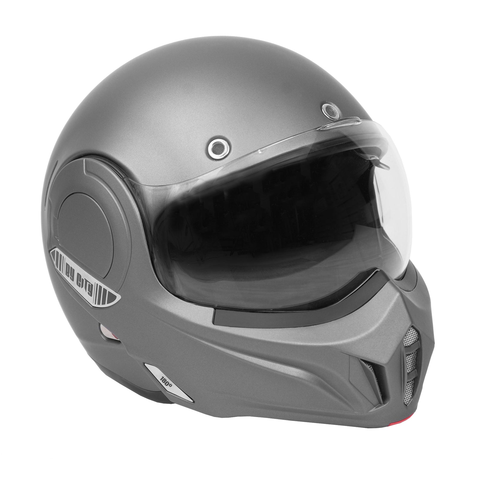 ByCity 180 Tech Full Face Flip Helmet - Grey R22.06 - Salt Flats Clothing