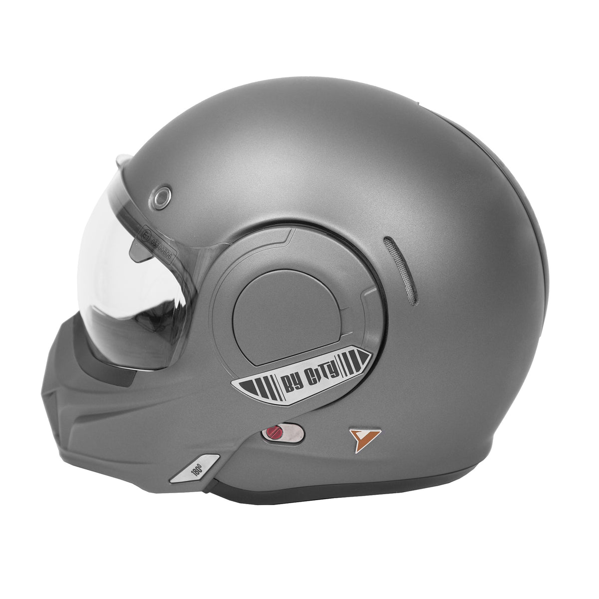 ByCity 180 Tech Full Face Flip Helmet - Grey R22.06 - Salt Flats Clothing