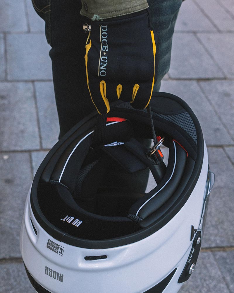 ByCity Rider Full Face Helmet - White R22.06 - Salt Flats Clothing