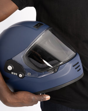 ByCity Rider Full Face Helmet - Matt Blue R22.06 - Salt Flats Clothing